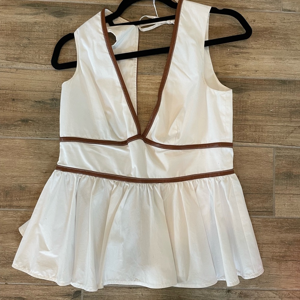 Staud P plum top Small